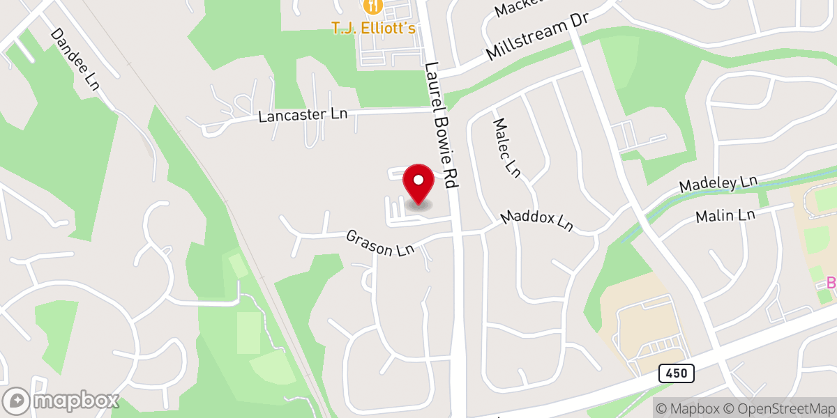 Map showing location of Cresthill Baptist Church