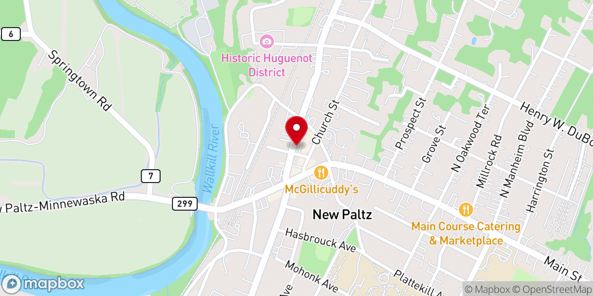 Map showing location of Goodwill Church