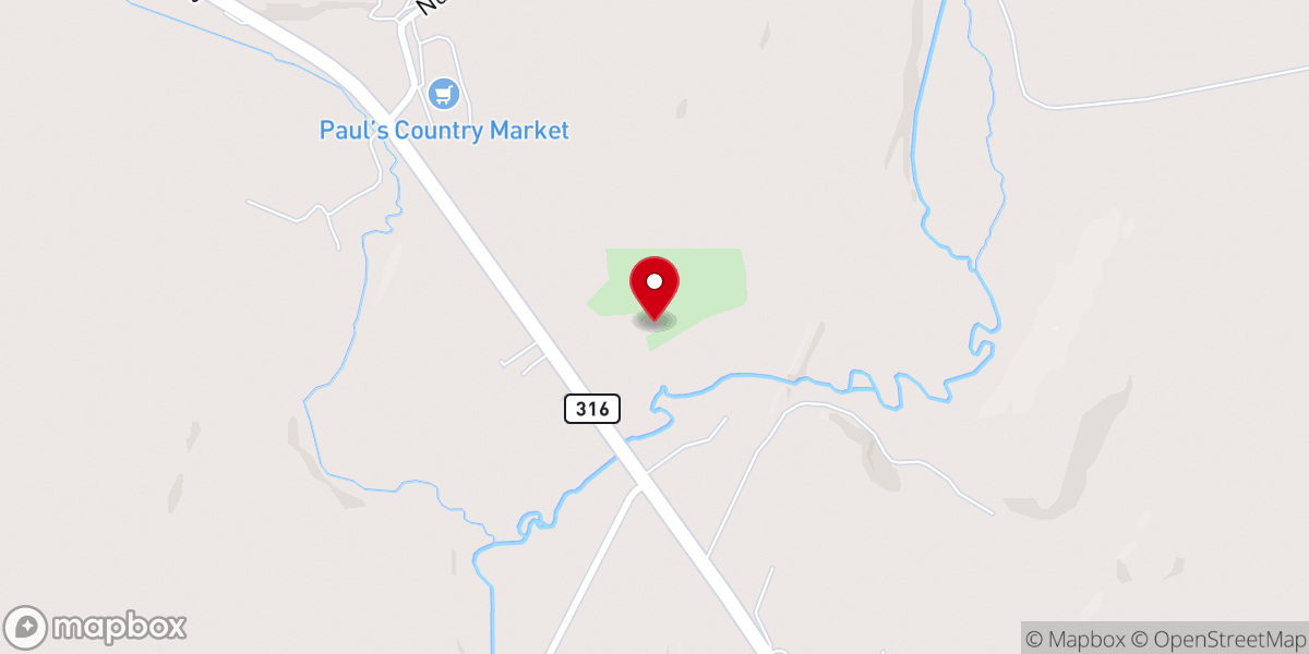 Map showing location of Trinity Brethren Fellowship