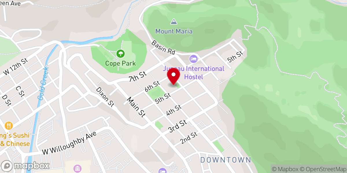 Map showing location of Saint Nicholas Orthodox Church