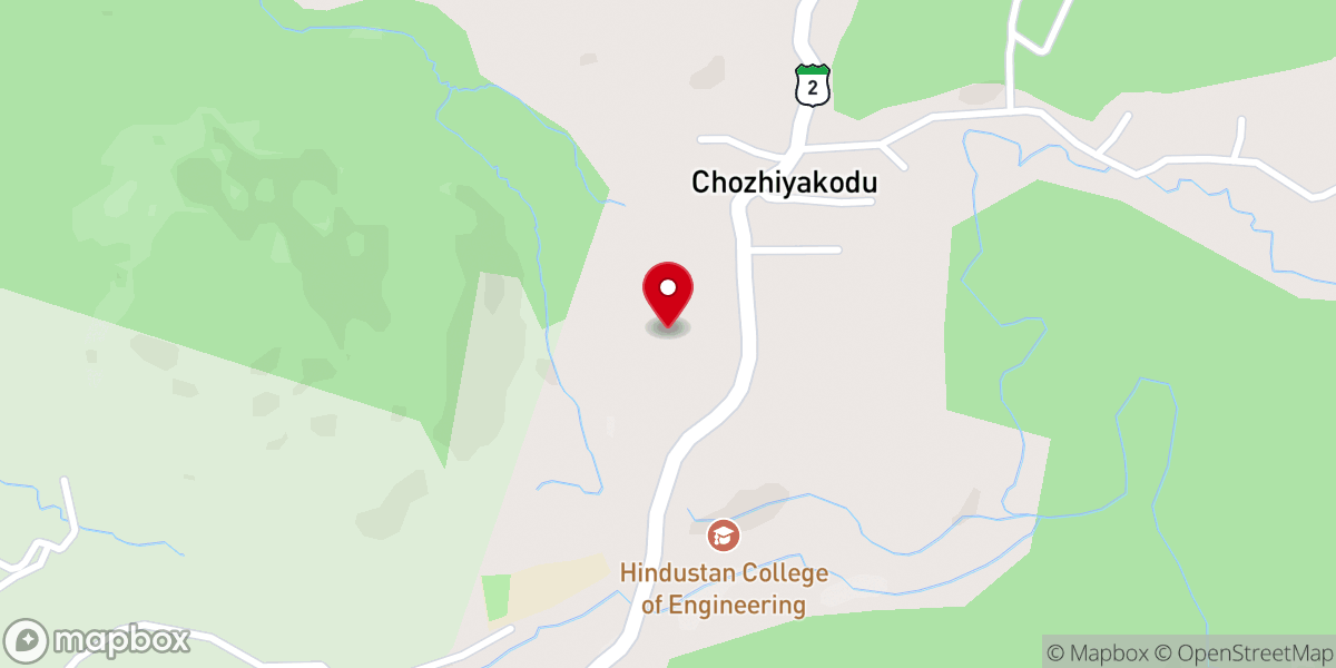 Map showing location of St. Mary's Orthodox church st George kurushadi