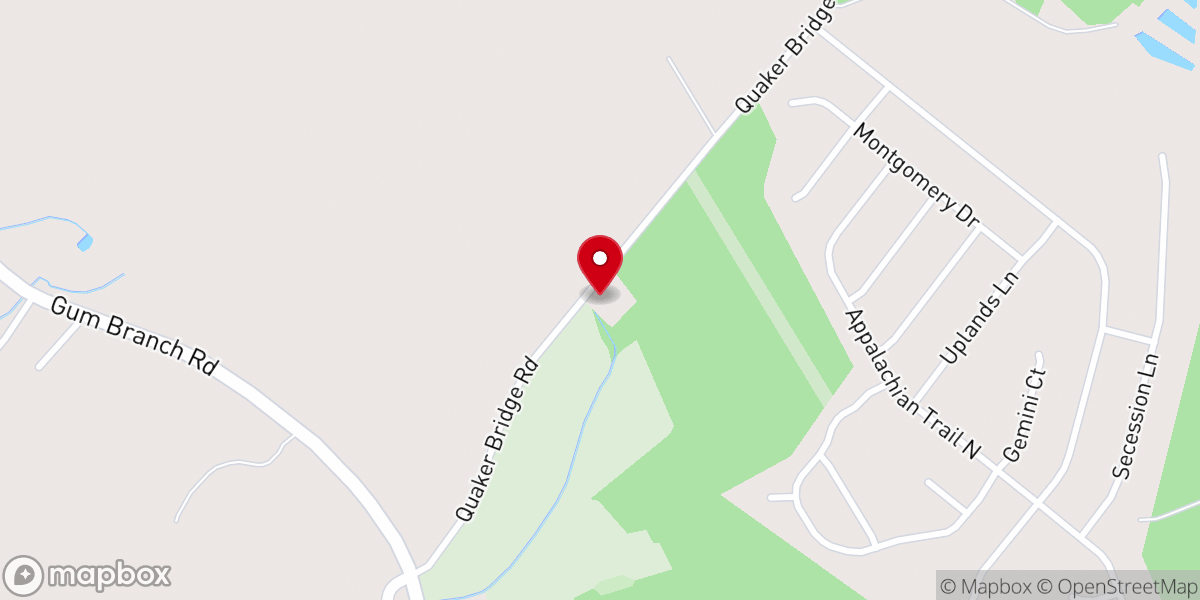 Map showing location of Saint Louis Missionary Baptist Church