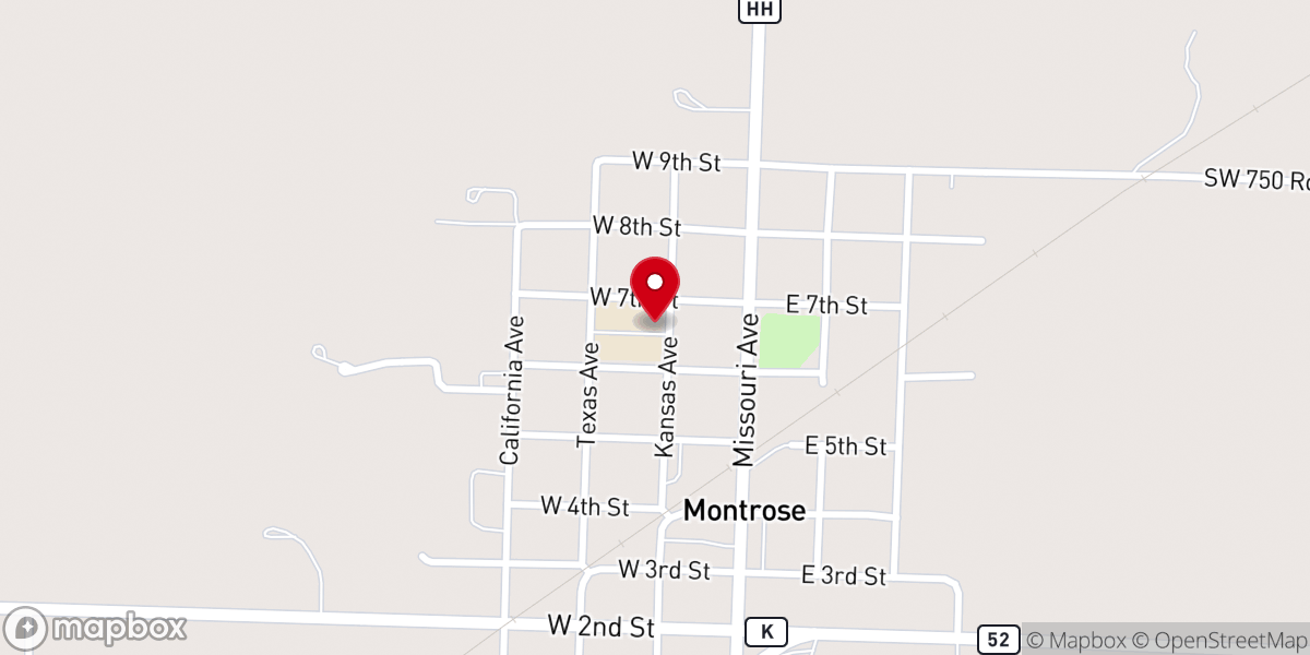 Map showing location of Immaculate Conception Catholic Church