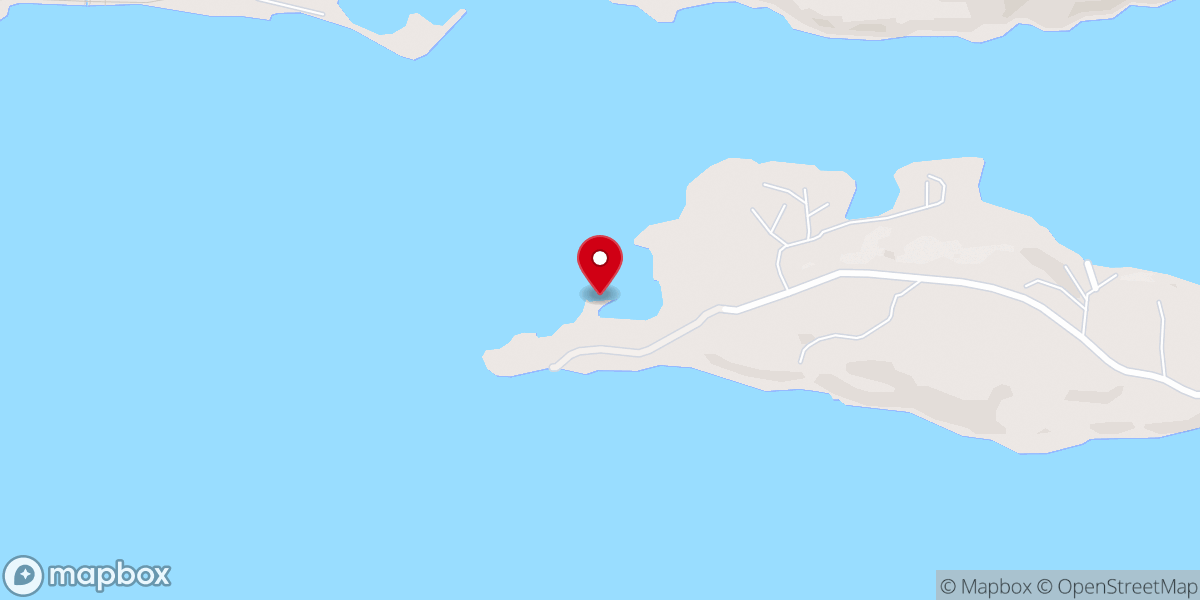 Map showing location of Presbytery Point Camp