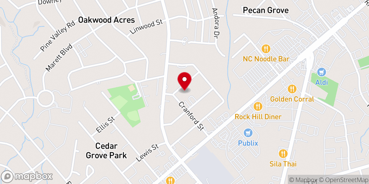 Map showing location of Iglesia Pentecostal Palabra, Fe, Santidad