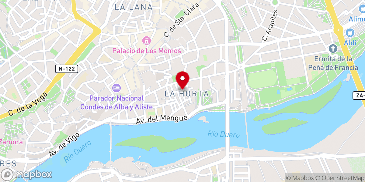 Map showing location of Capilla Evangelica Filadelfia