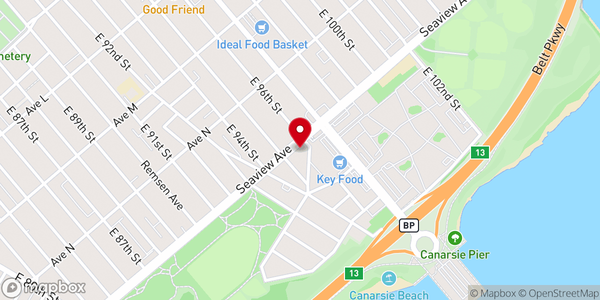 Map showing location of Beulah Temple SDA