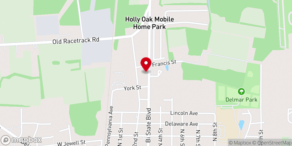 Map showing location of Cornerstone Community Church