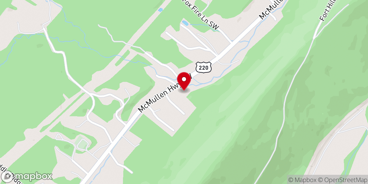 Map showing location of Danville Covenant Brethren Church