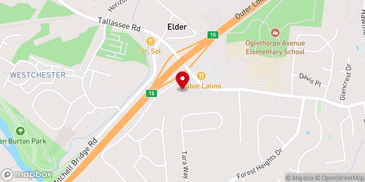 Map showing location of Revival City Church