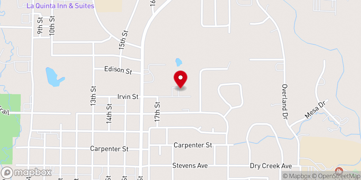 Map showing location of St Johns Catholic Church