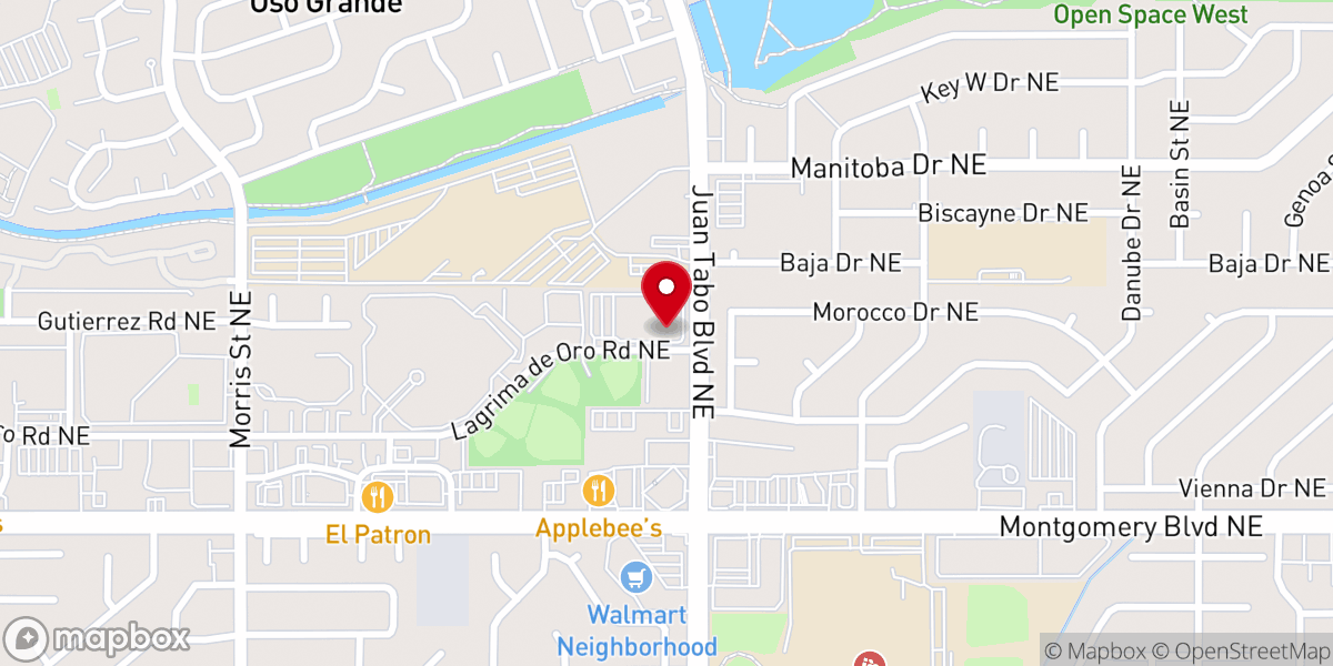 Map showing location of Saint Stephen's United Methodist Church