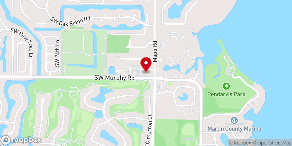 Map showing location of Holy Redeemer Catholic Church