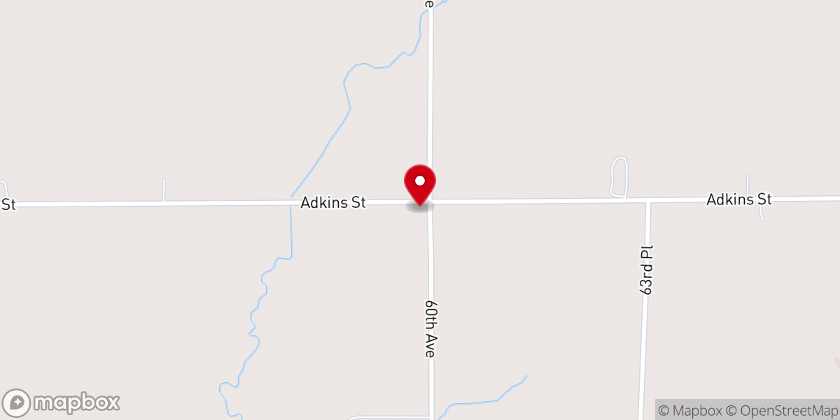 Map showing location of Pleasant Hill Country Church