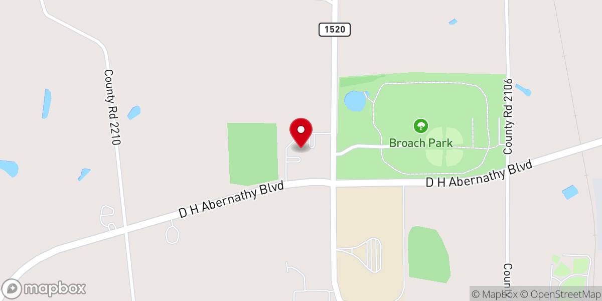 Map showing location of Emanuel Baptist