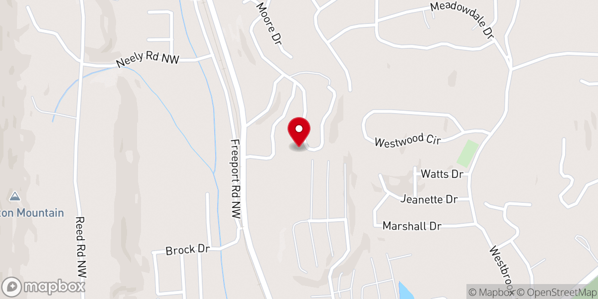Map showing location of Fairground Church
