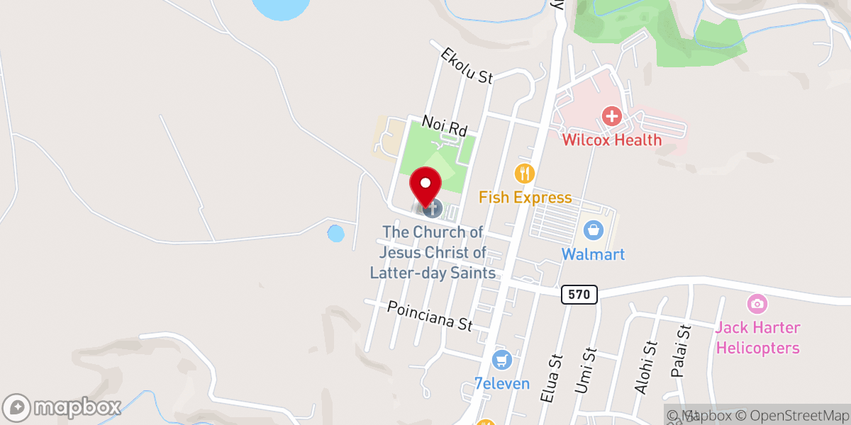 Map showing location of The Church of Jesus Christ of Latter-day Saints