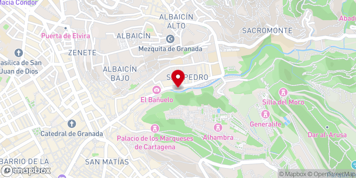 Map showing location of Iglesia Parroquial de San Pedro y San Pablo