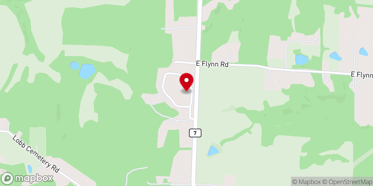 Map showing location of Oak Hill Congregation (Community of Christ)