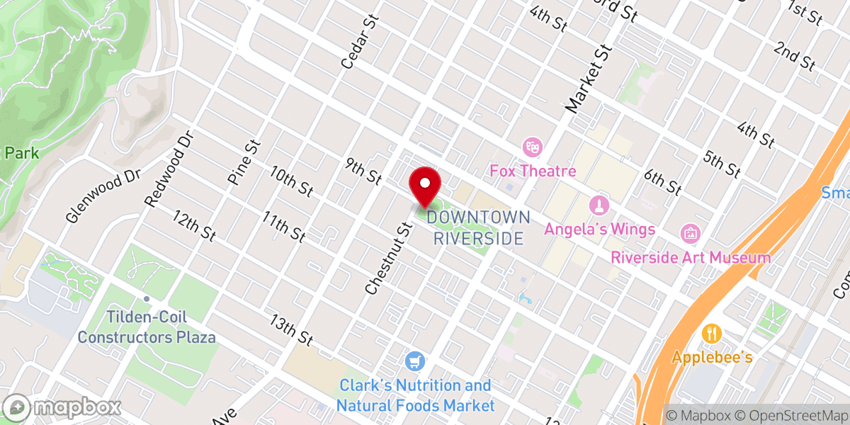 Map showing location of The Well Christian Church