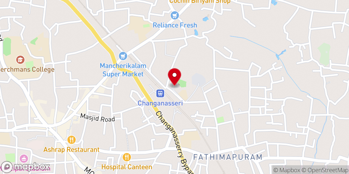 Map showing location of Mary Mount Roman Catholic Church