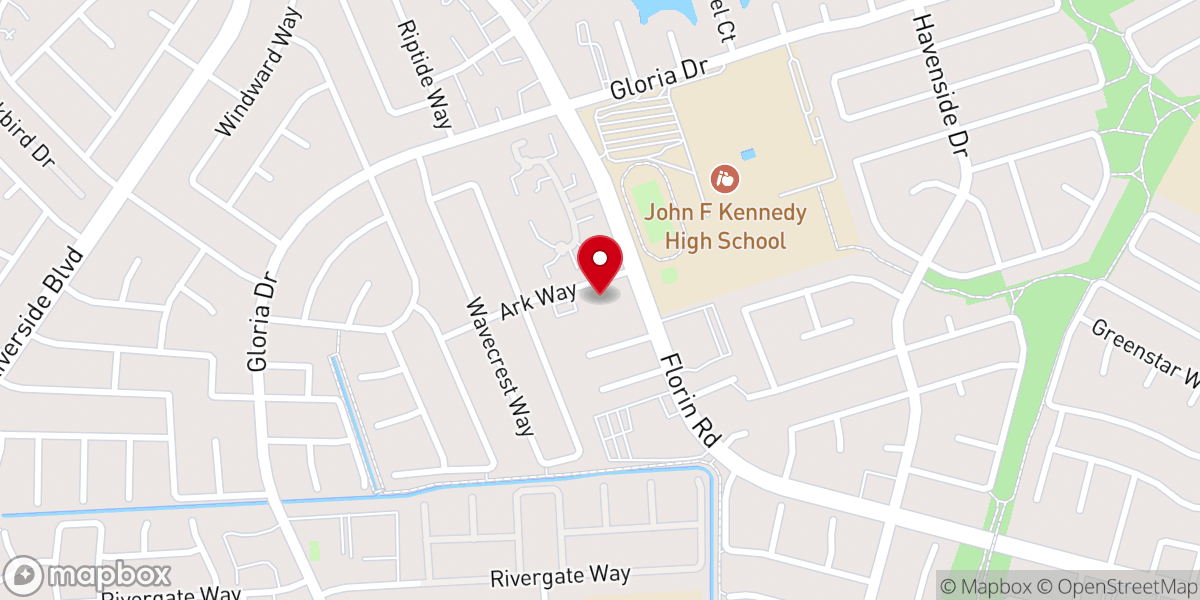 Map showing location of Greenhaven Neighborhood Church
