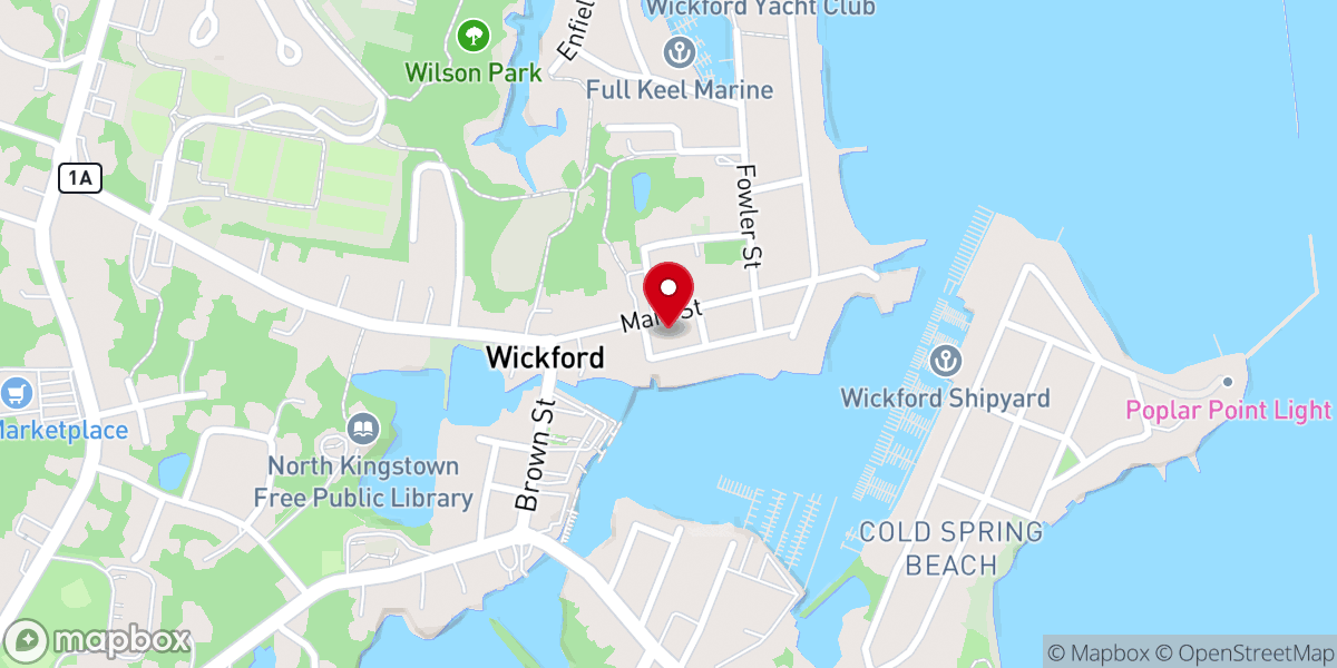 Map showing location of St Paul's Episcopal Church