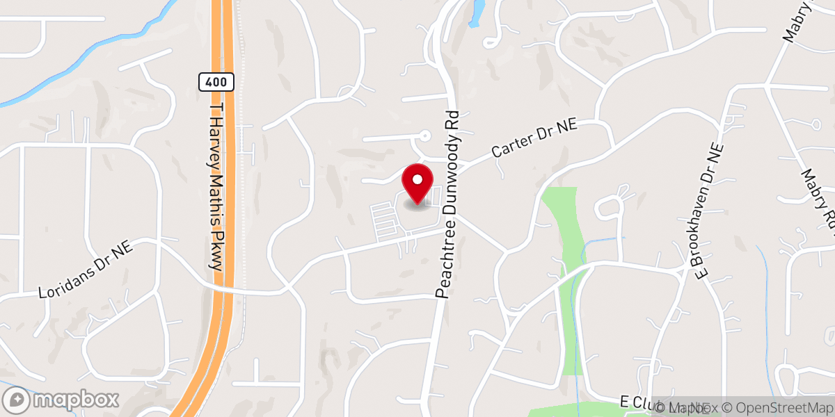 Map showing location of St James United Methodist Church