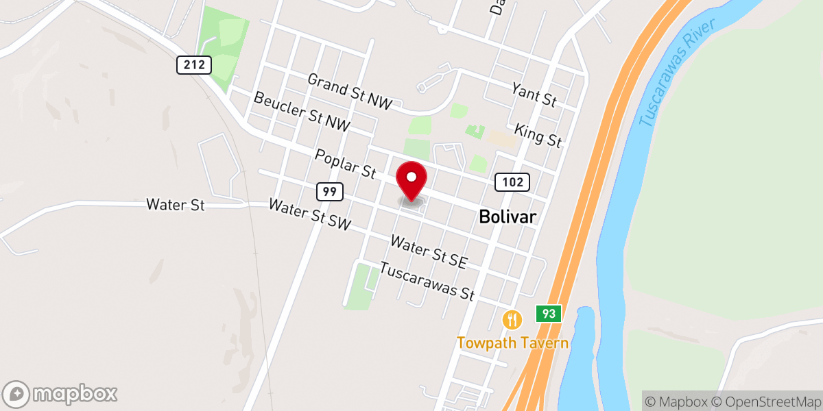 Map showing location of Boy Scouts of America