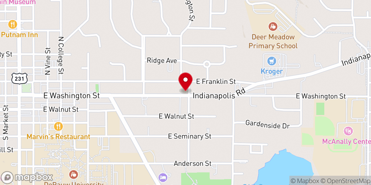 Map showing location of Lifebuilder Community Church