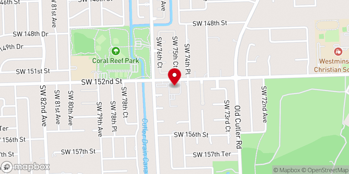 Map showing location of Holy Rosary St. Richard Catholic Church
