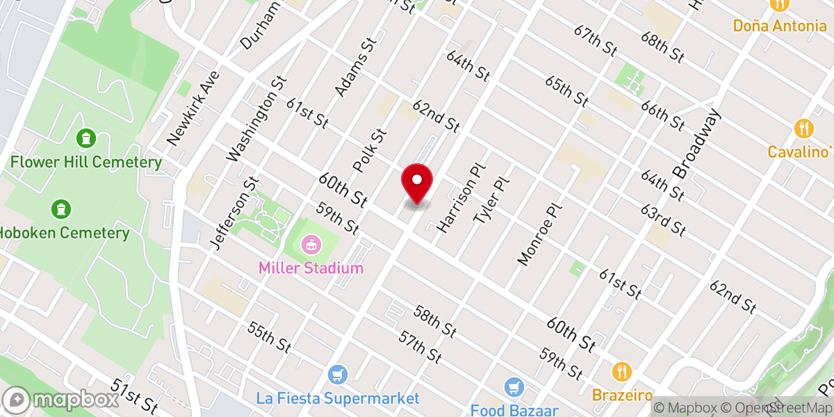 Map showing location of Virgin Mary Tree