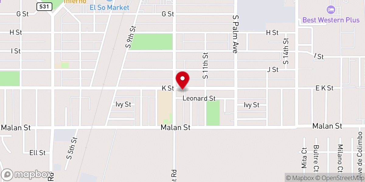 Map showing location of St Margaret Mary Church