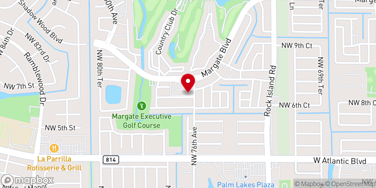 Map showing location of Conquerors Fellowship Center