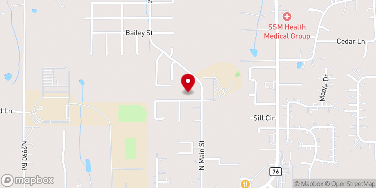 Map showing location of The Church of Jesus Christ of Latter-day Saints