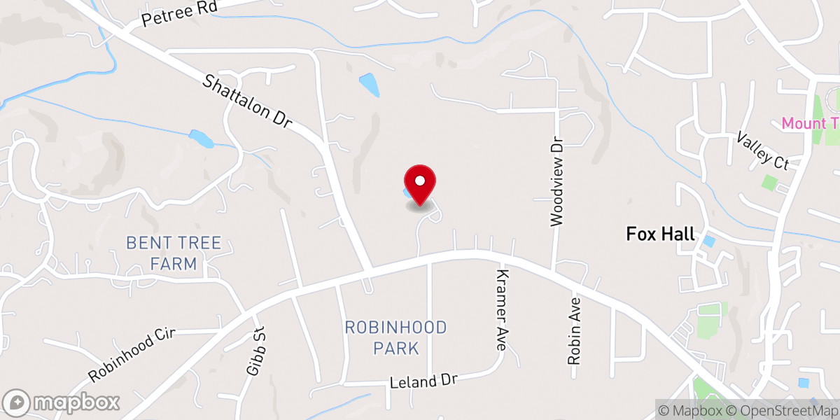 Map showing location of Unitarian Universalist Fellowship of Winston-Salem