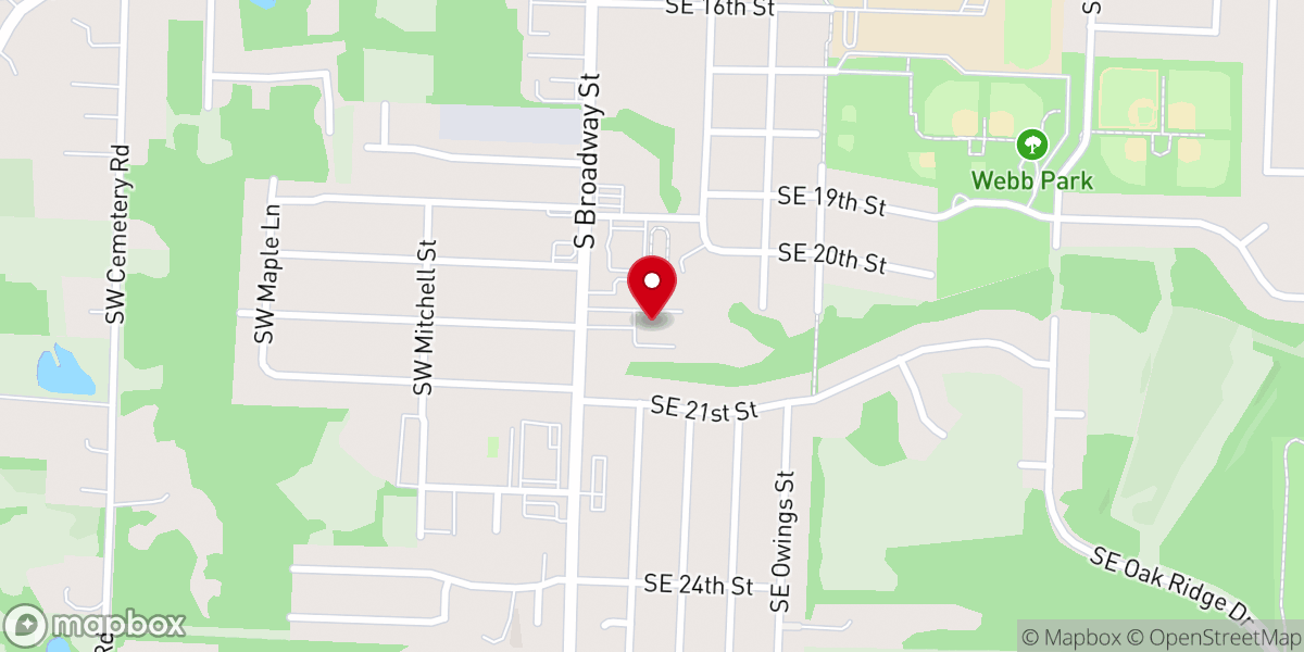 Map showing location of Saint Jude the Apostle Catholic Church