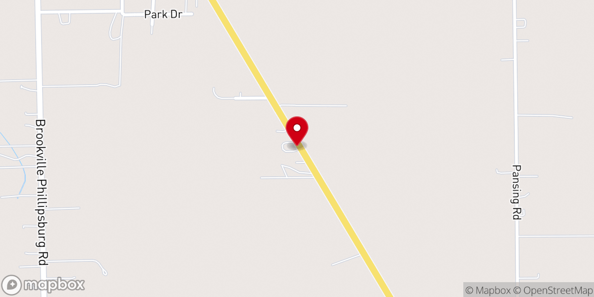 Map showing location of Phillipsburg Missionary Church