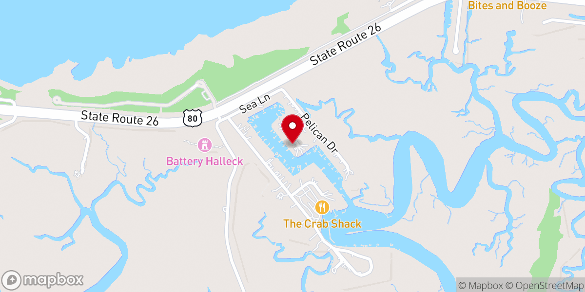 Map showing location of Elope Savannah