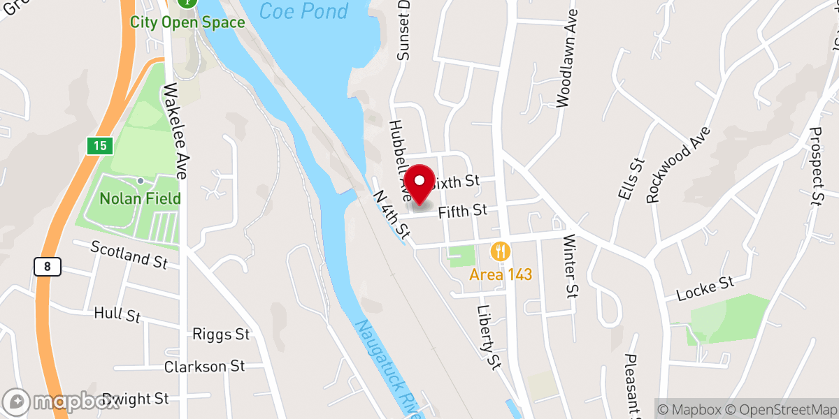 Map showing location of St. Andrews Tabernacle of Praise