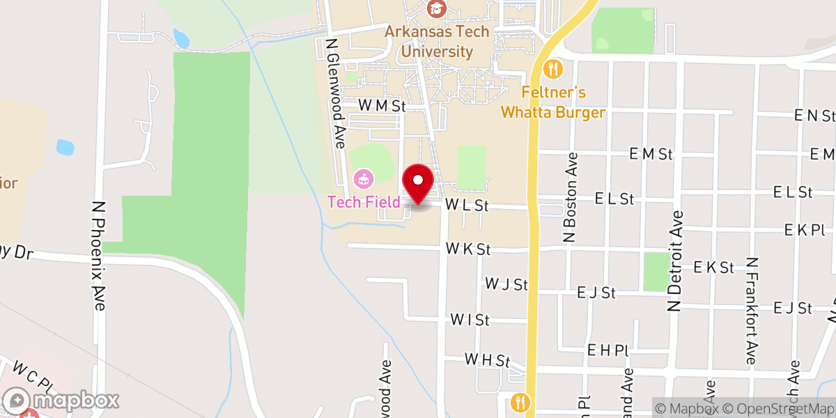 Map showing location of St. Leo the Great Catholic University Parish