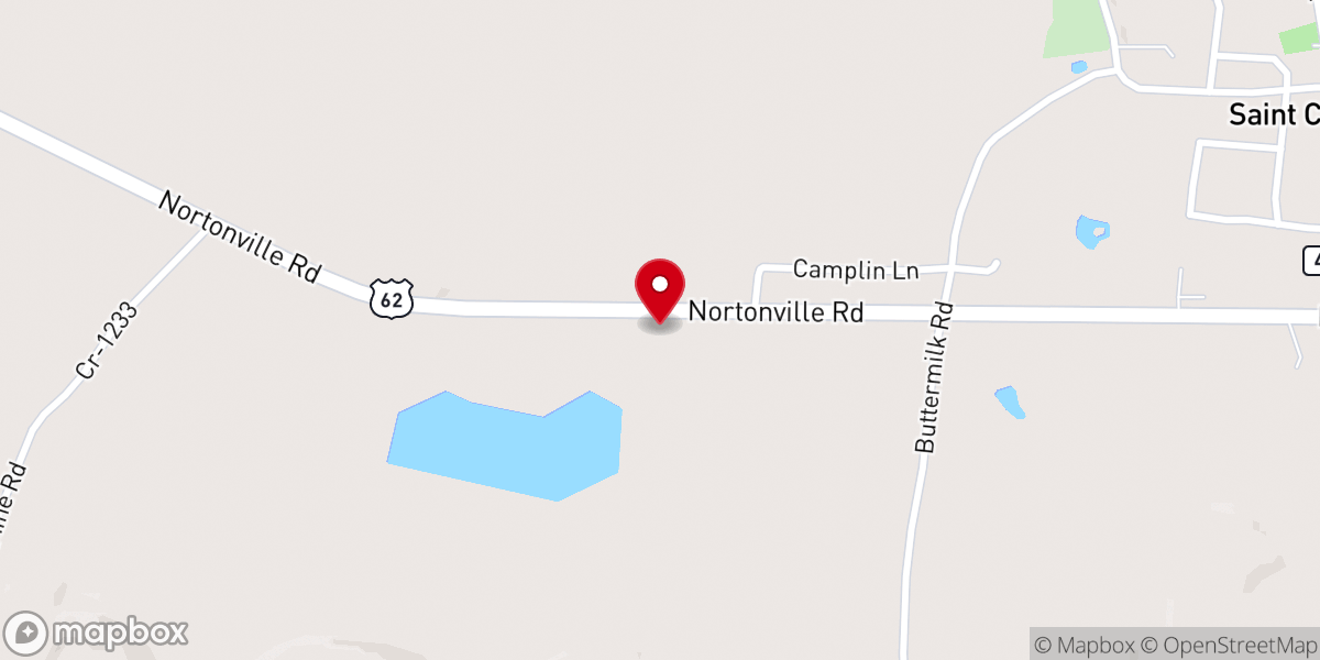 Map showing location of Living Word Christian Center