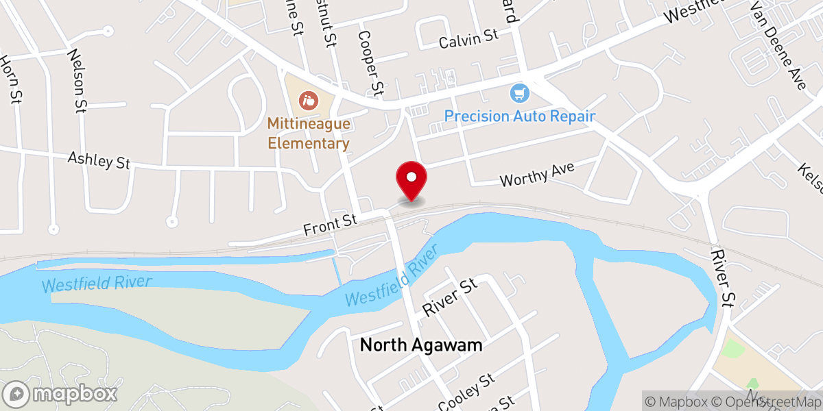 Map showing location of Emmanuel Baptist Church