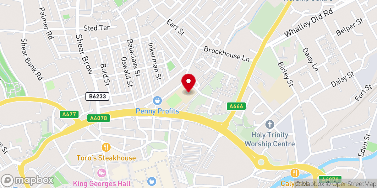 Map showing location of Saint Michael with St John Church of England Primary School