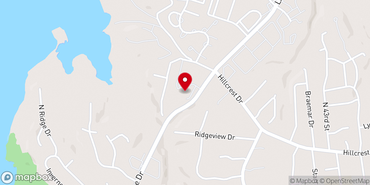 Map showing location of Central Christian Church