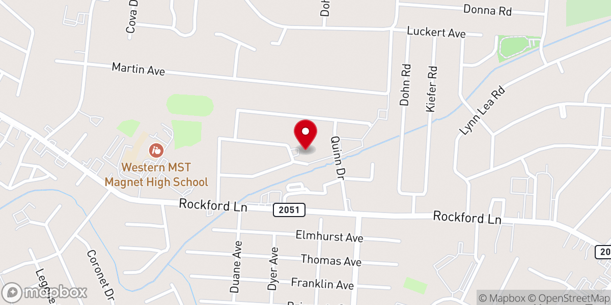 Map showing location of Chapel Hill United Church-Christ