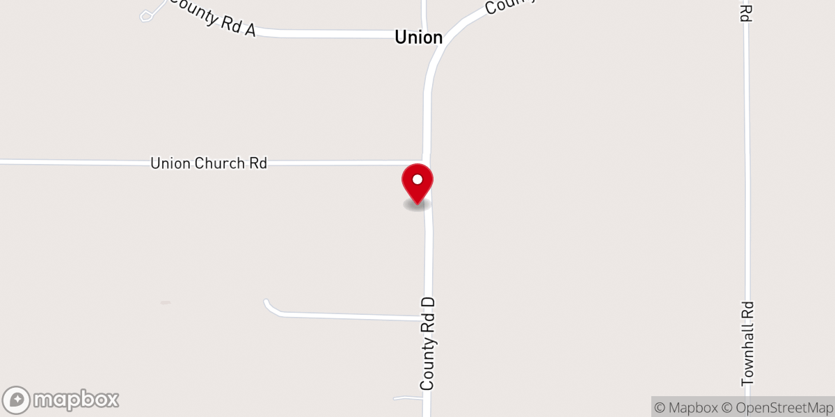 Map showing location of Lima Union Congregational Church