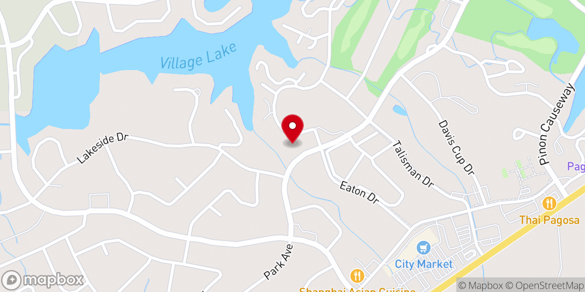 Map showing location of Calvary Chapel Pagosa