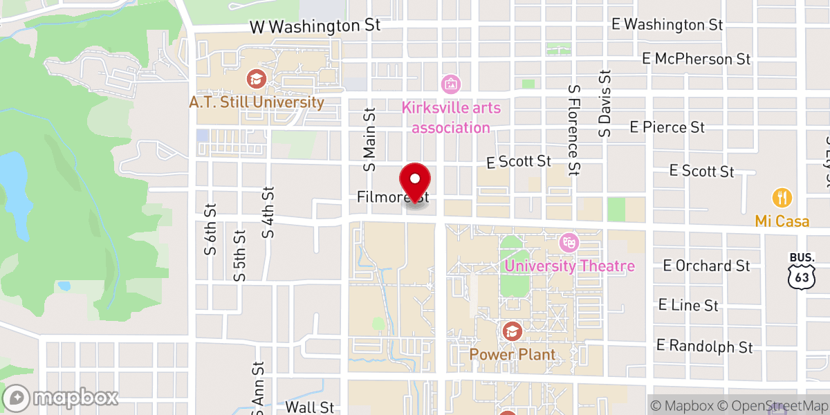 Map showing location of Baptist Student Union