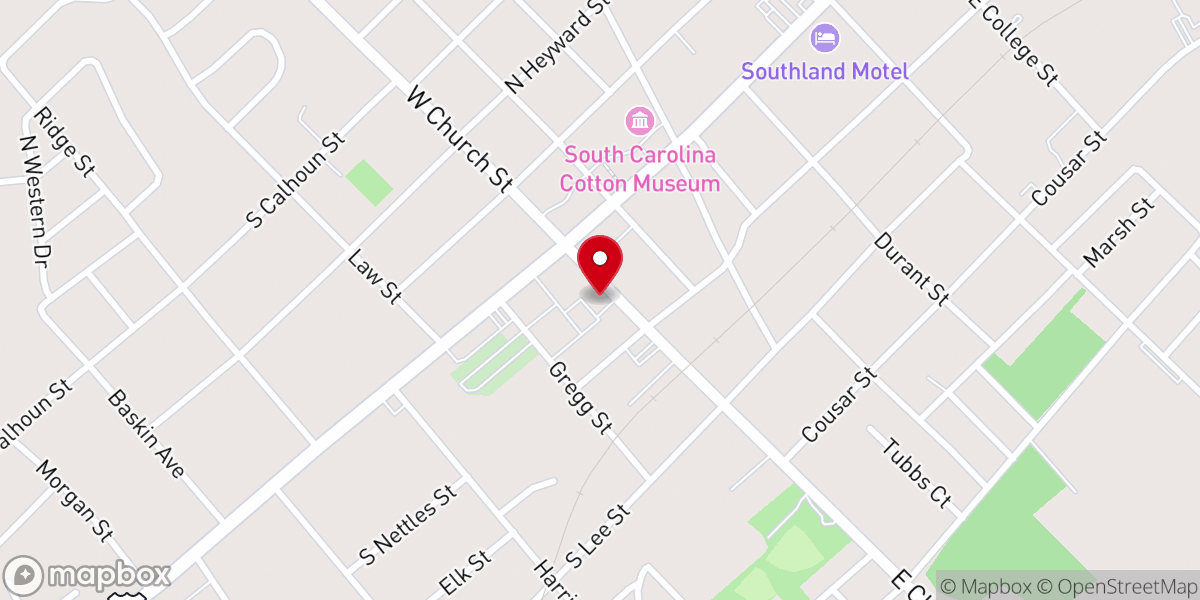 Map showing location of Champions Faith Center